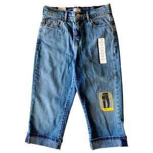 LEVI'S 512 Perfectly Slimming Capri Jeans Size 6